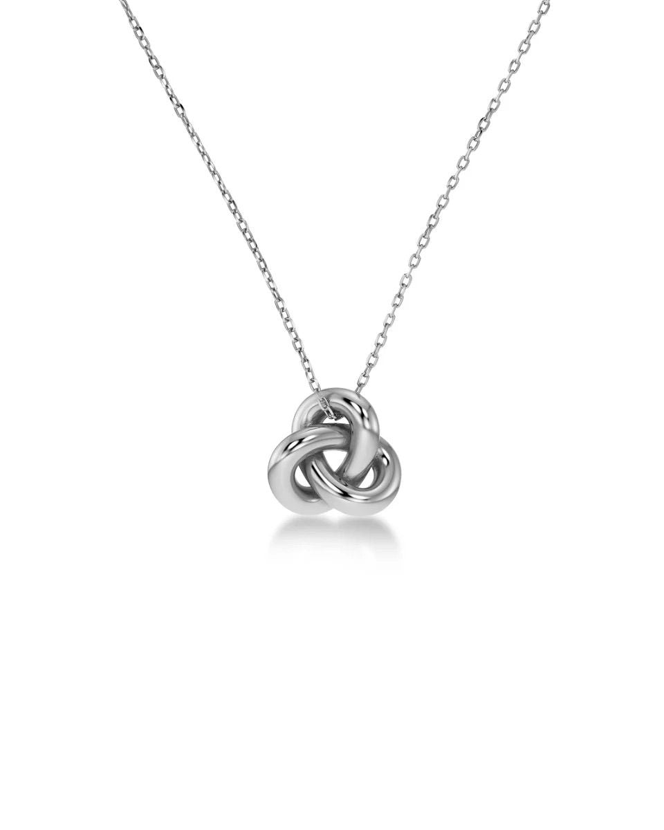 Infinity Knot Necklace S Silver