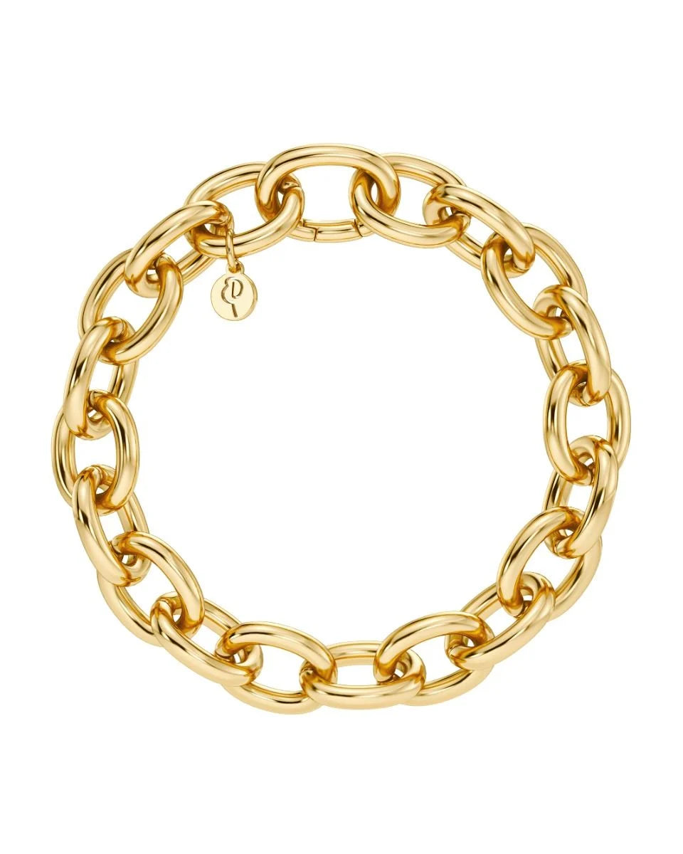 Link Chain Bracelet Gold S