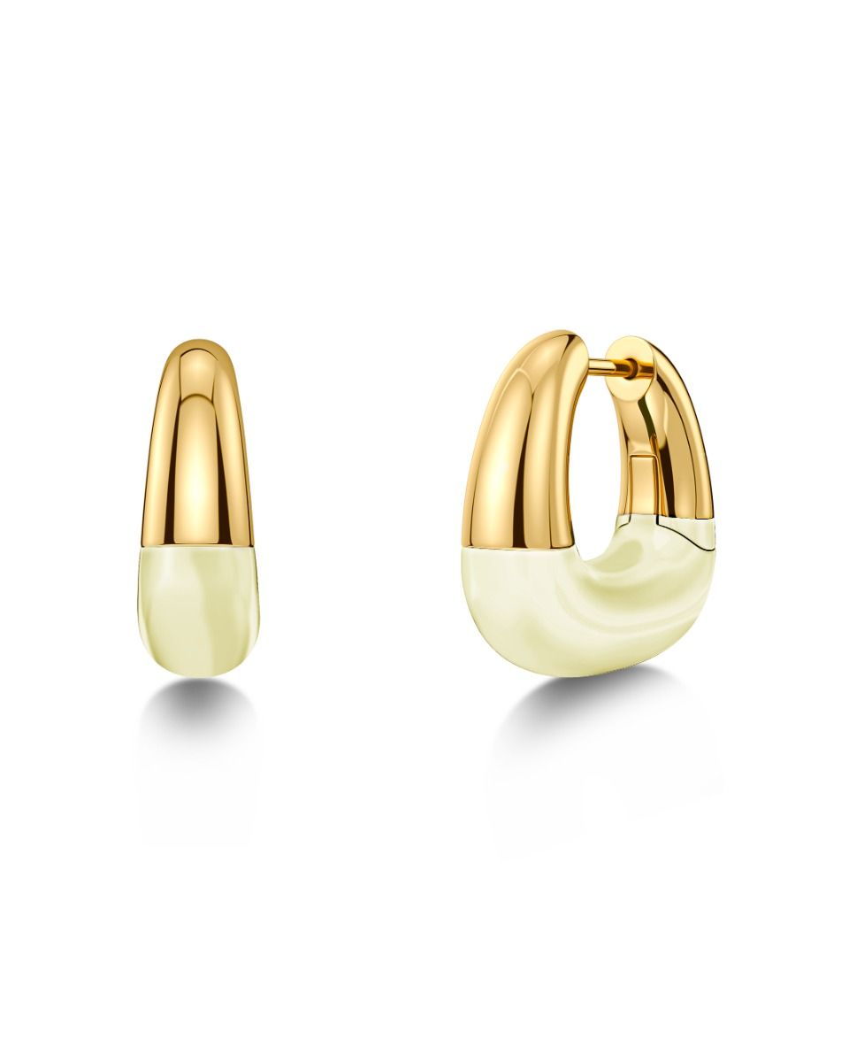 Lore Hoops L Gold/White
