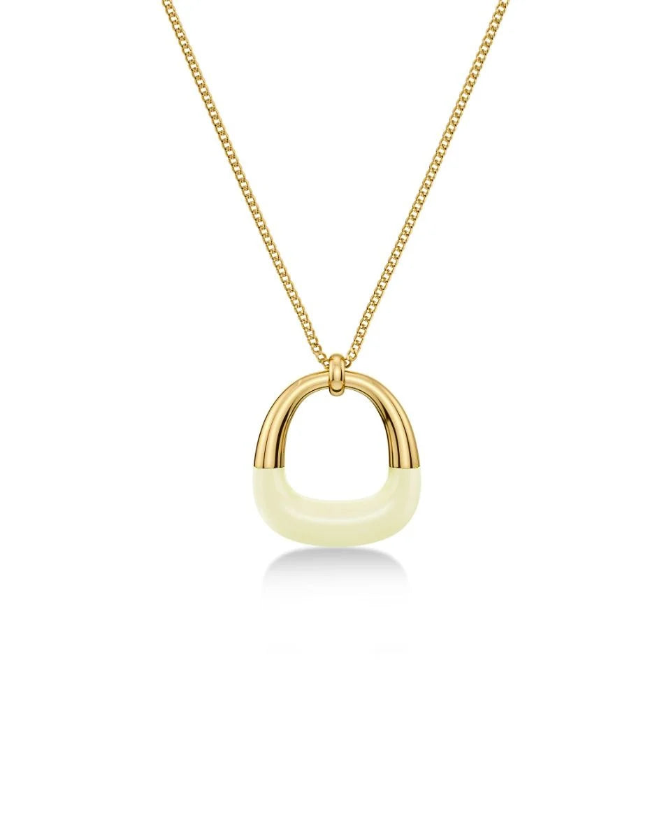 Lore Necklace Gold/White
