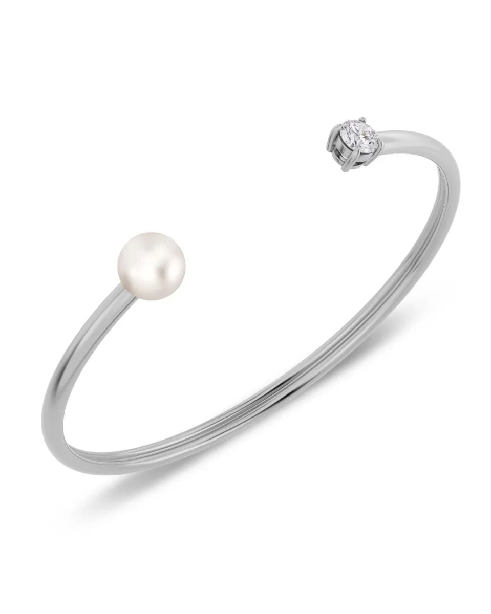Luna Bangle Silver