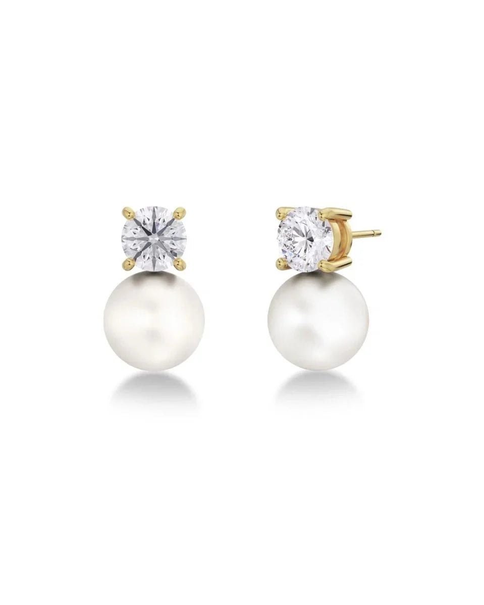 Luna Studs L Gold