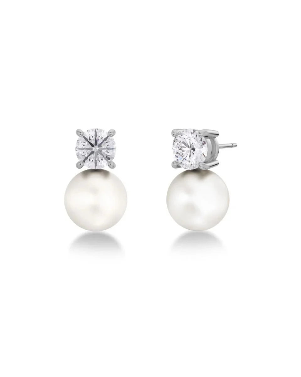 Luna Studs L Silver