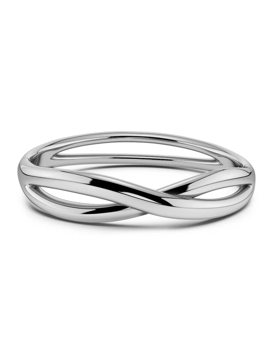 Nouveau Bangle Silver