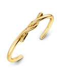 Novel Knot Cuff Gold S