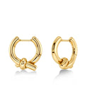 Novel Knot Hoops L Gold