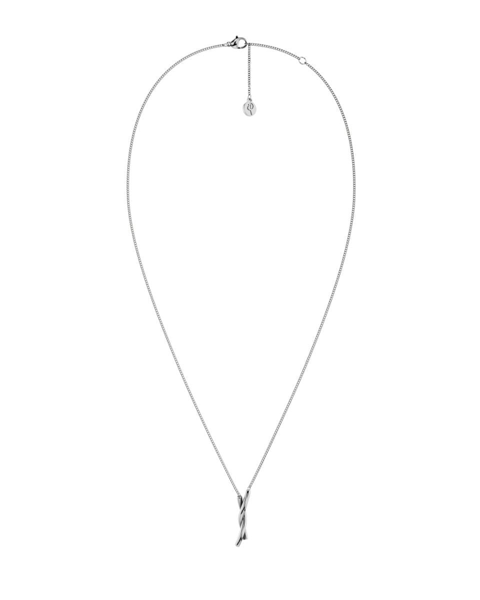 Novel Knot Necklace Silver