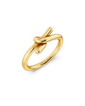 Novel Knot Ring Gold