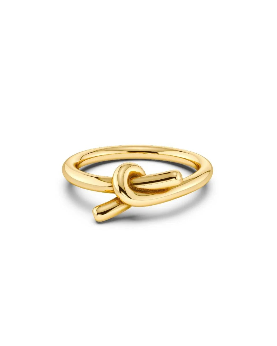 Novel Knot Ring Gold