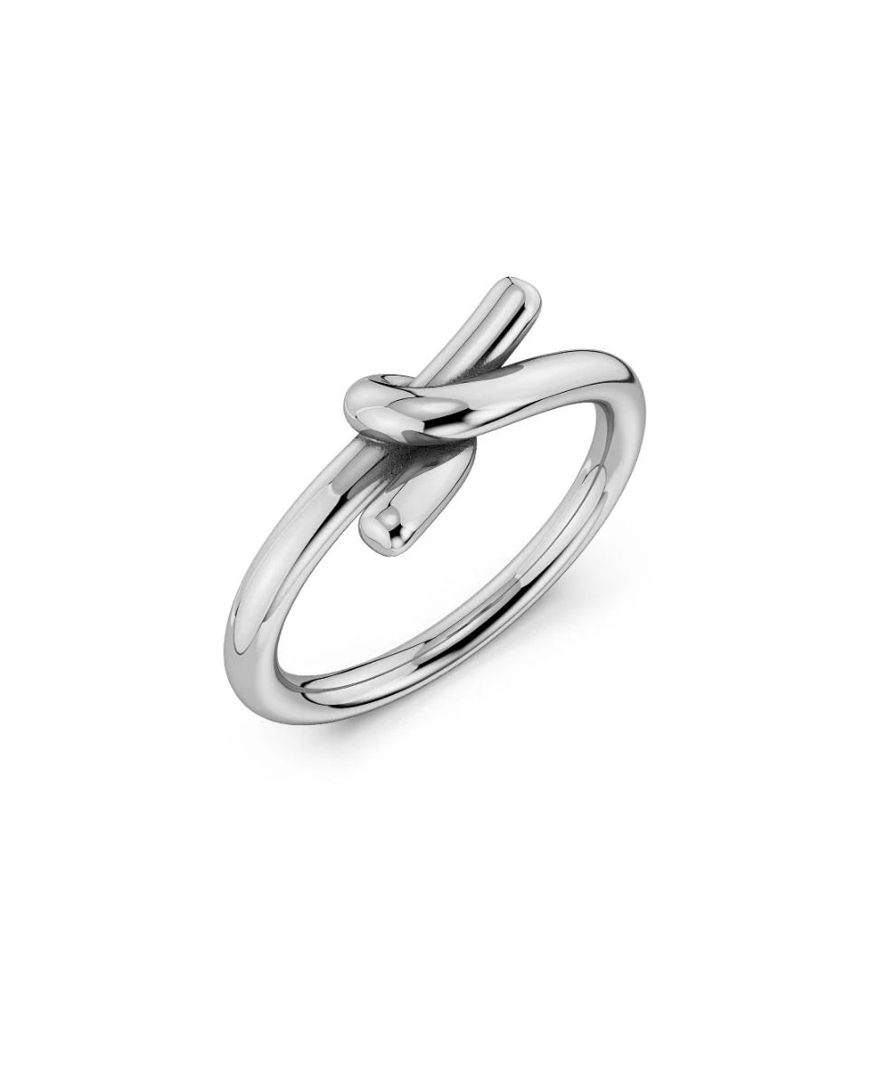 Novel Knot Ring Silver