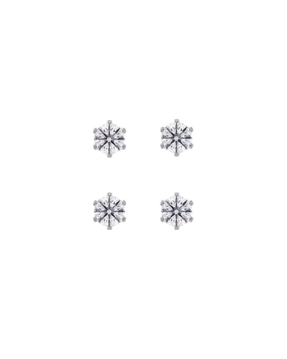 One Studs Crown Mini Silver