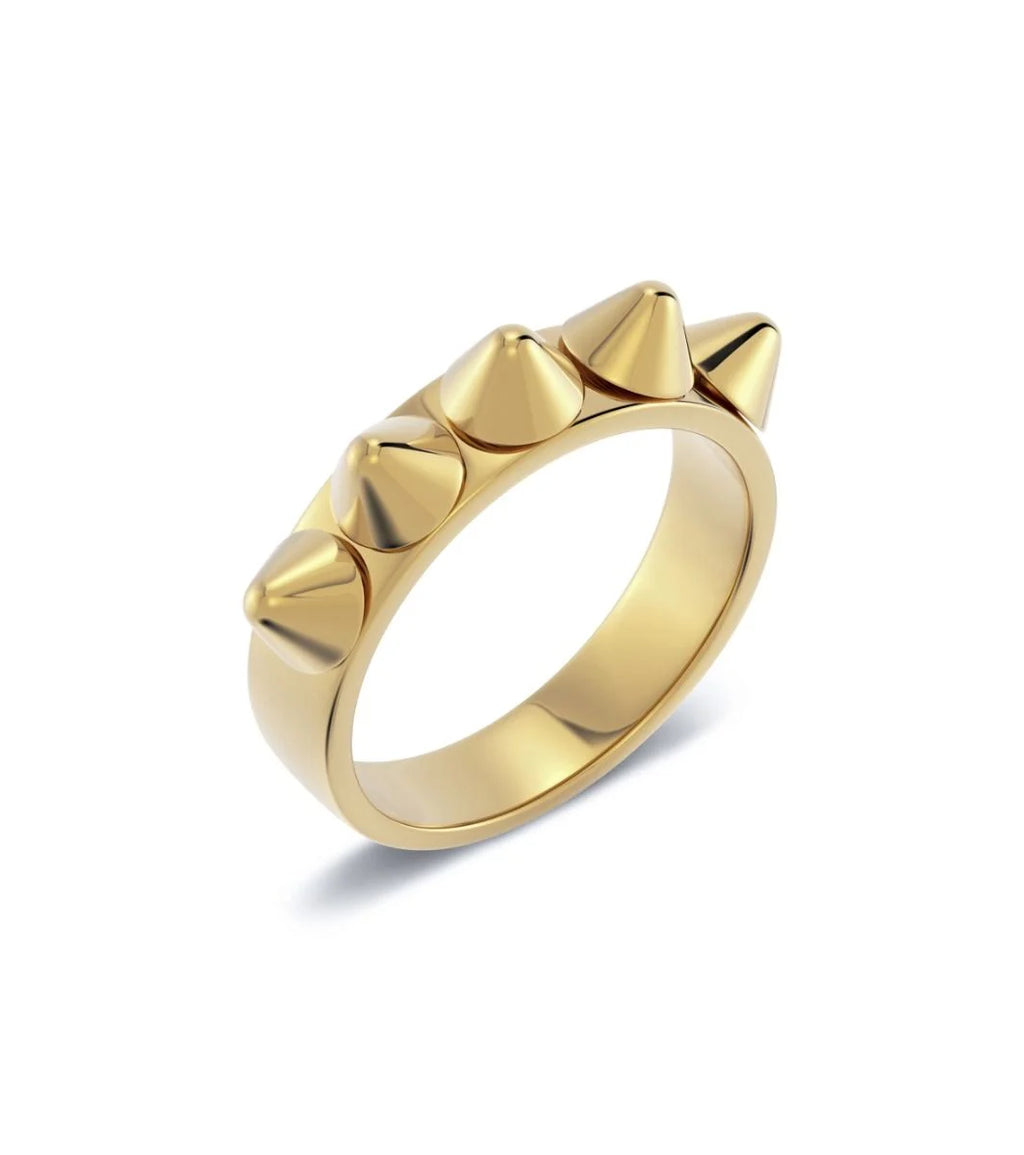 Peak Ring Single Gold