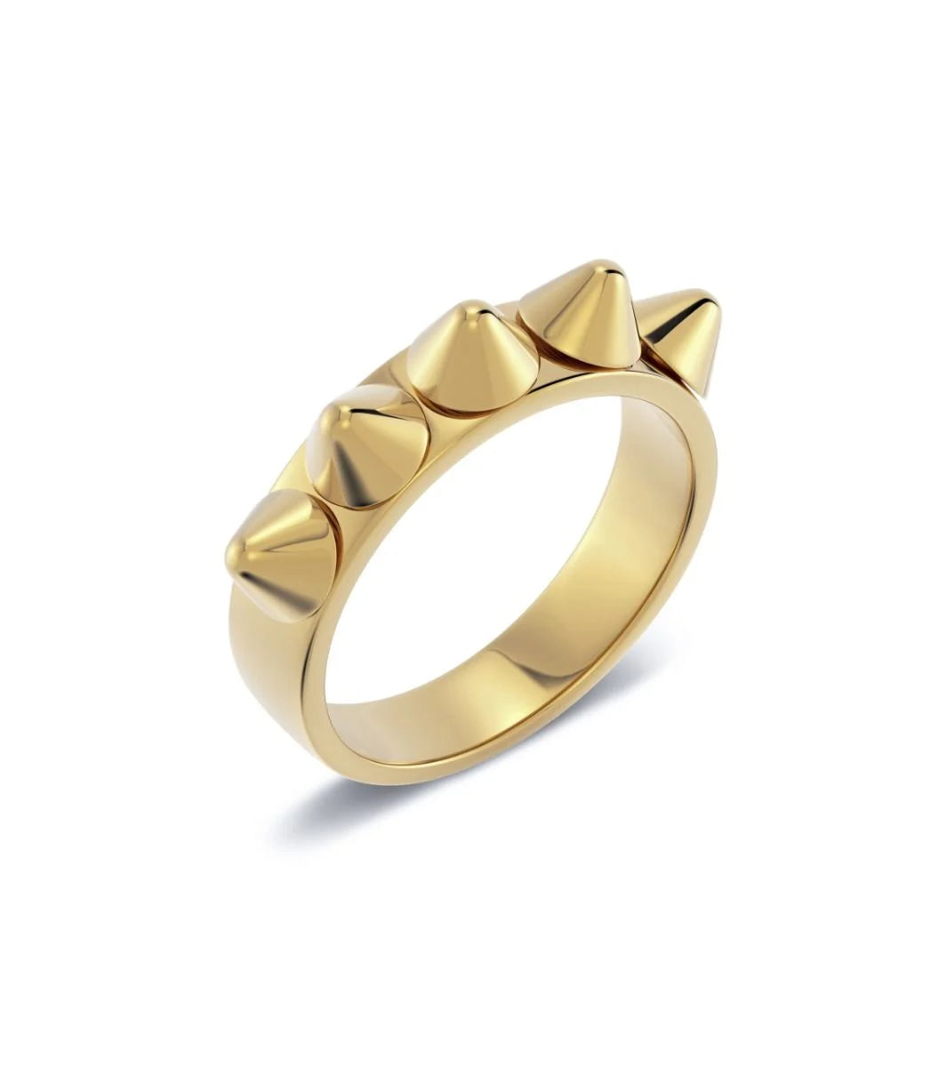 Peak Ring Single Gold