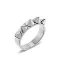Peak Ring Single Silver