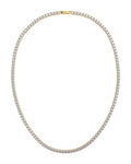 Tennis Necklace Gold