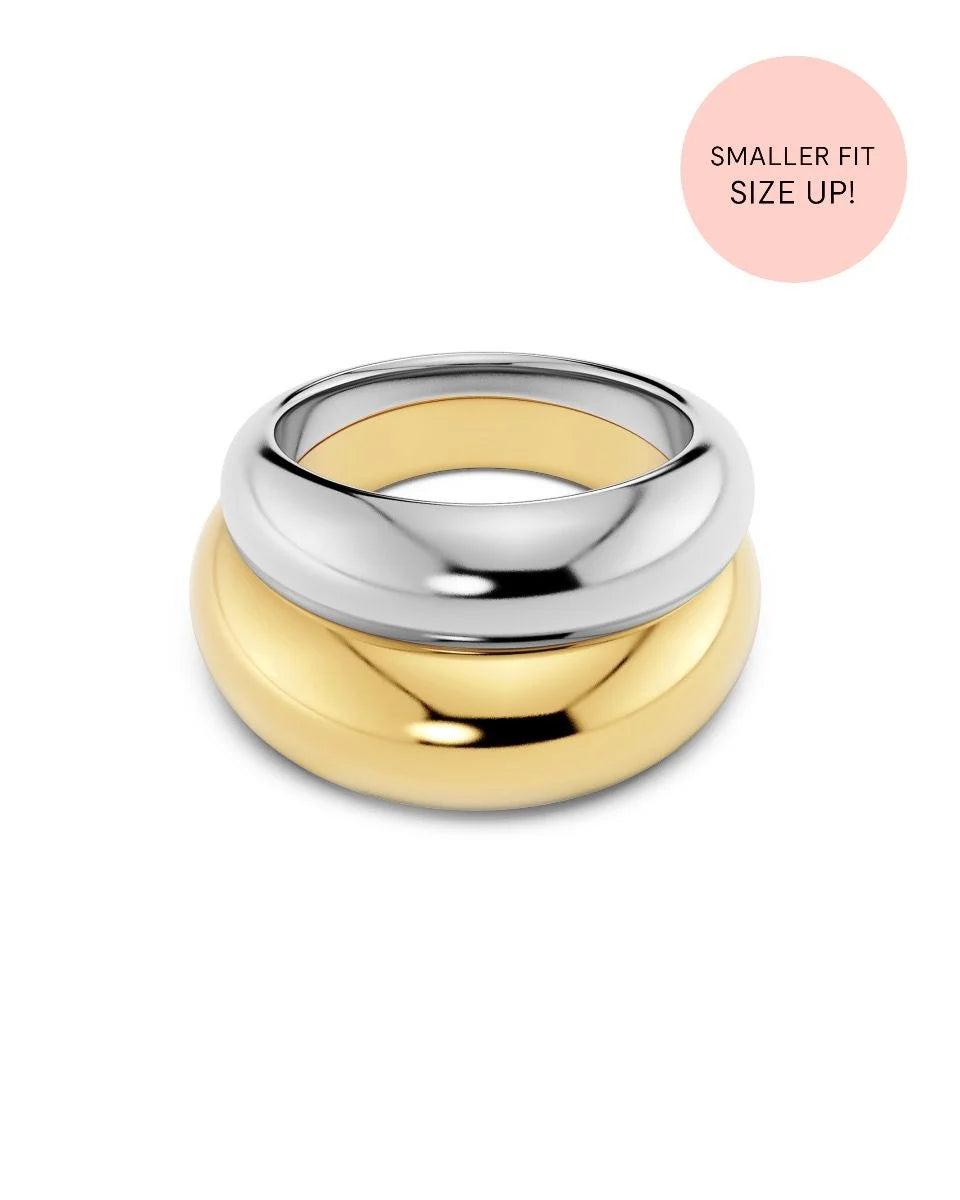Furo Duo Ring Silver/Gold