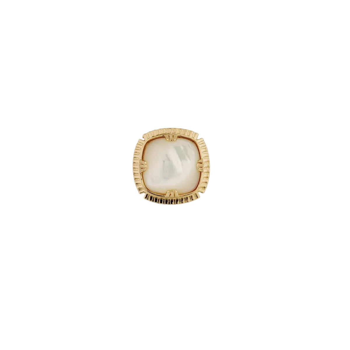 ARTY RING - WHITE MOTHER-OF-PEARL
