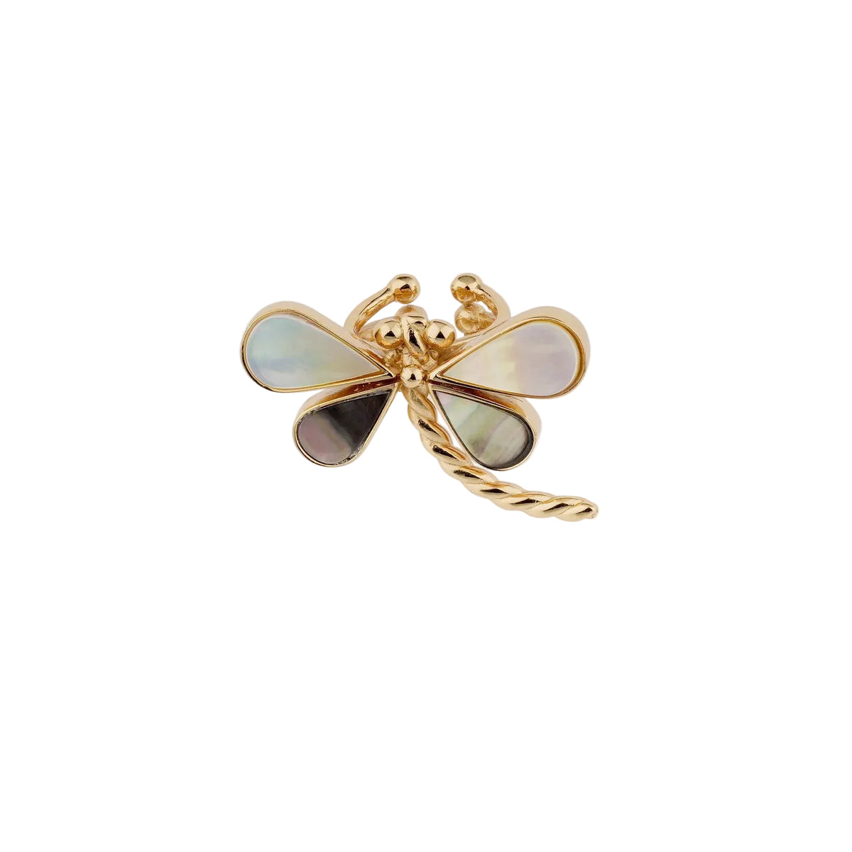 DRAGONFLY RING - MOTHER-OF-PEARL