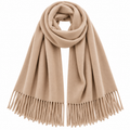 Soft Oversized Scarf Beige