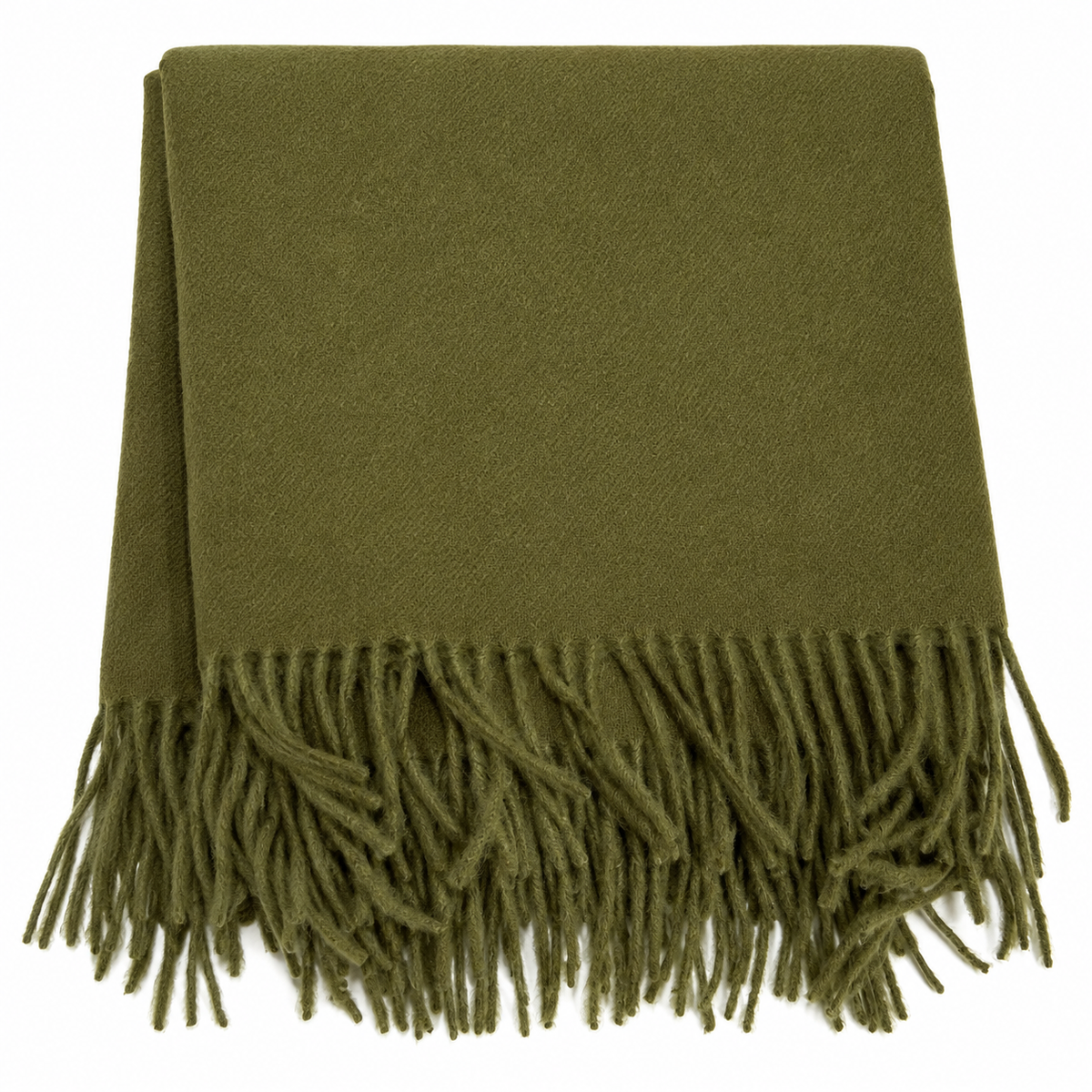 Soft Oversized Scarf Olive Green