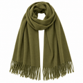 Soft Oversized Scarf Olive Green