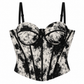 Monochrome Sculpted Corset