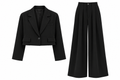 Black Tailored Co-Ord Set