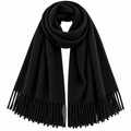 Soft Oversized Scarf Black