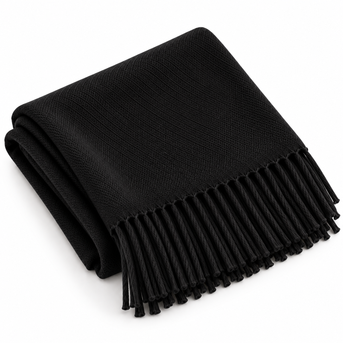 Soft Oversized Scarf Black
