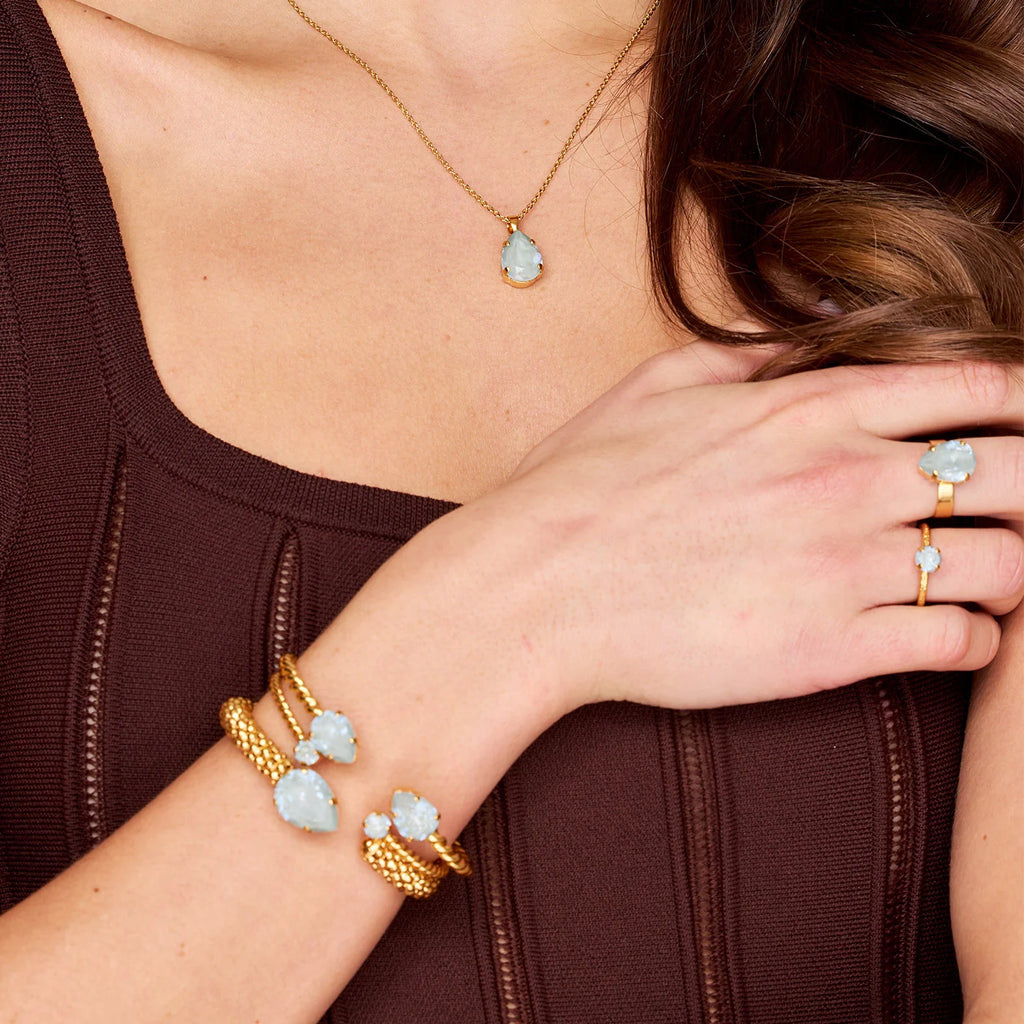 MINI TWISTED BRACELET GOLD-AGAVE IGNITE