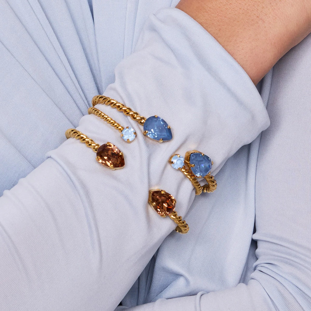 MINI DROP BRACELET GOLD-DENIM IGNITE