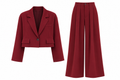 Burgundy Tailored Co-Ord Set