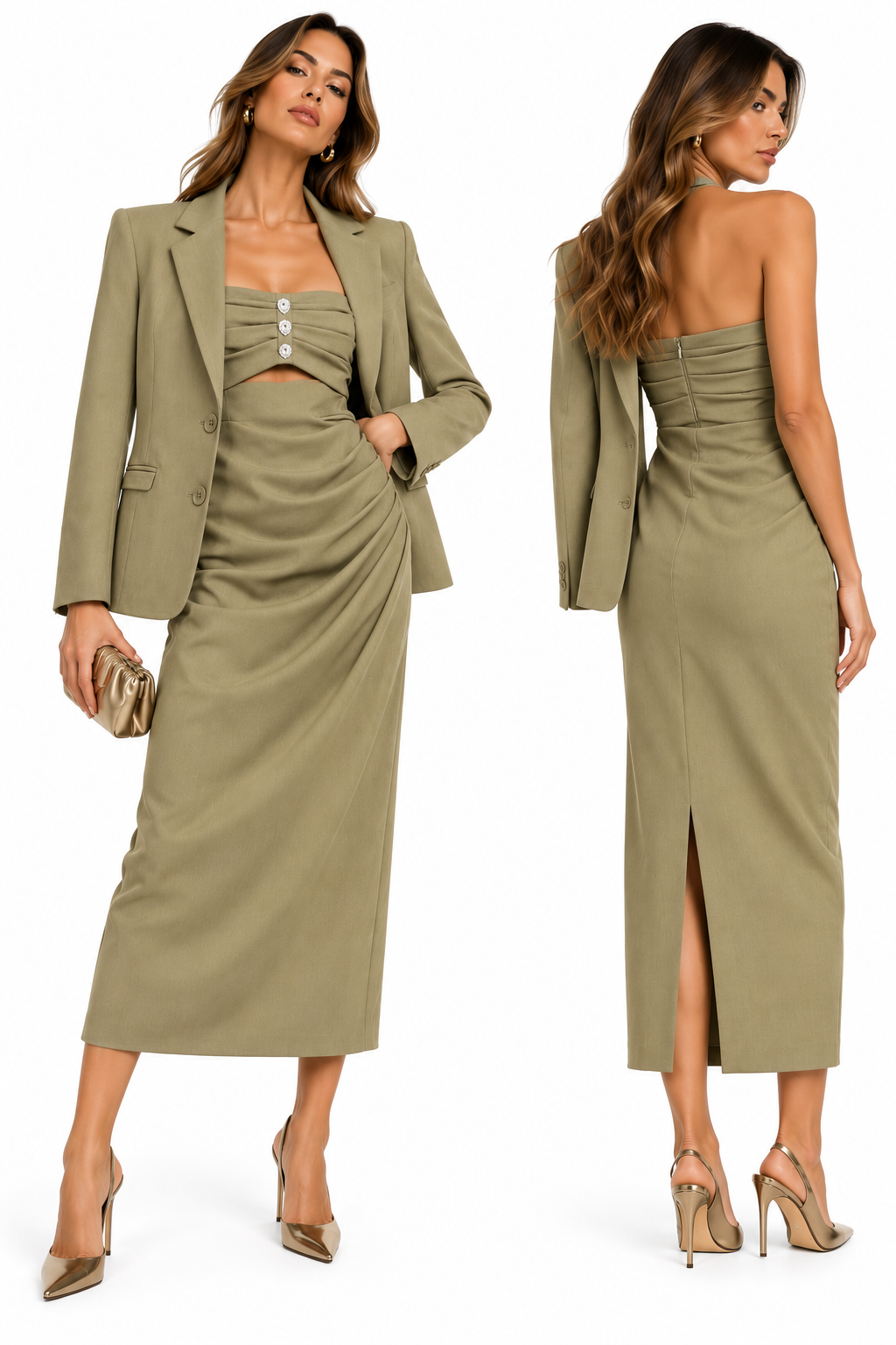 Tailored Blazer & Dress Set