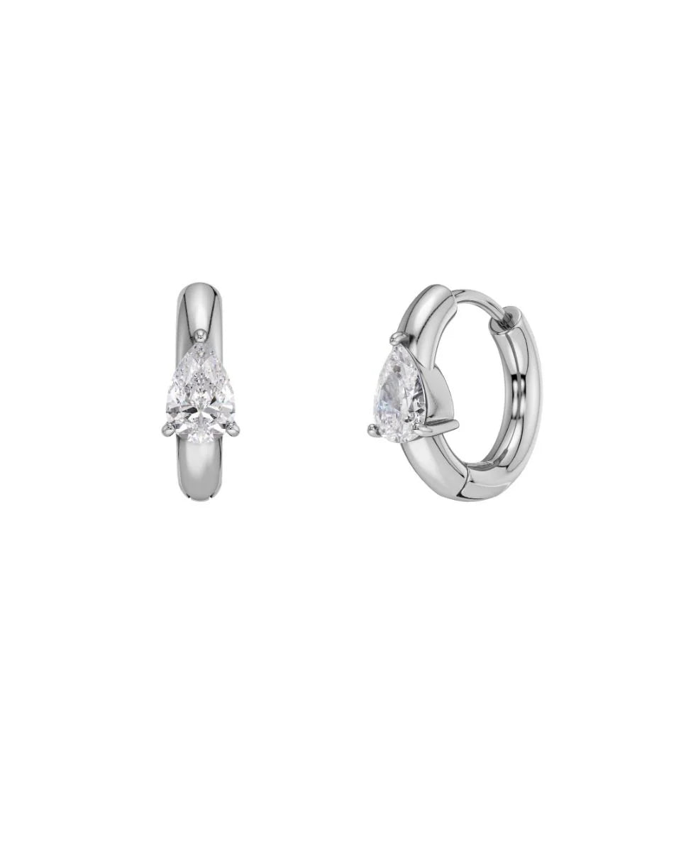Arrow Hoops S Silver