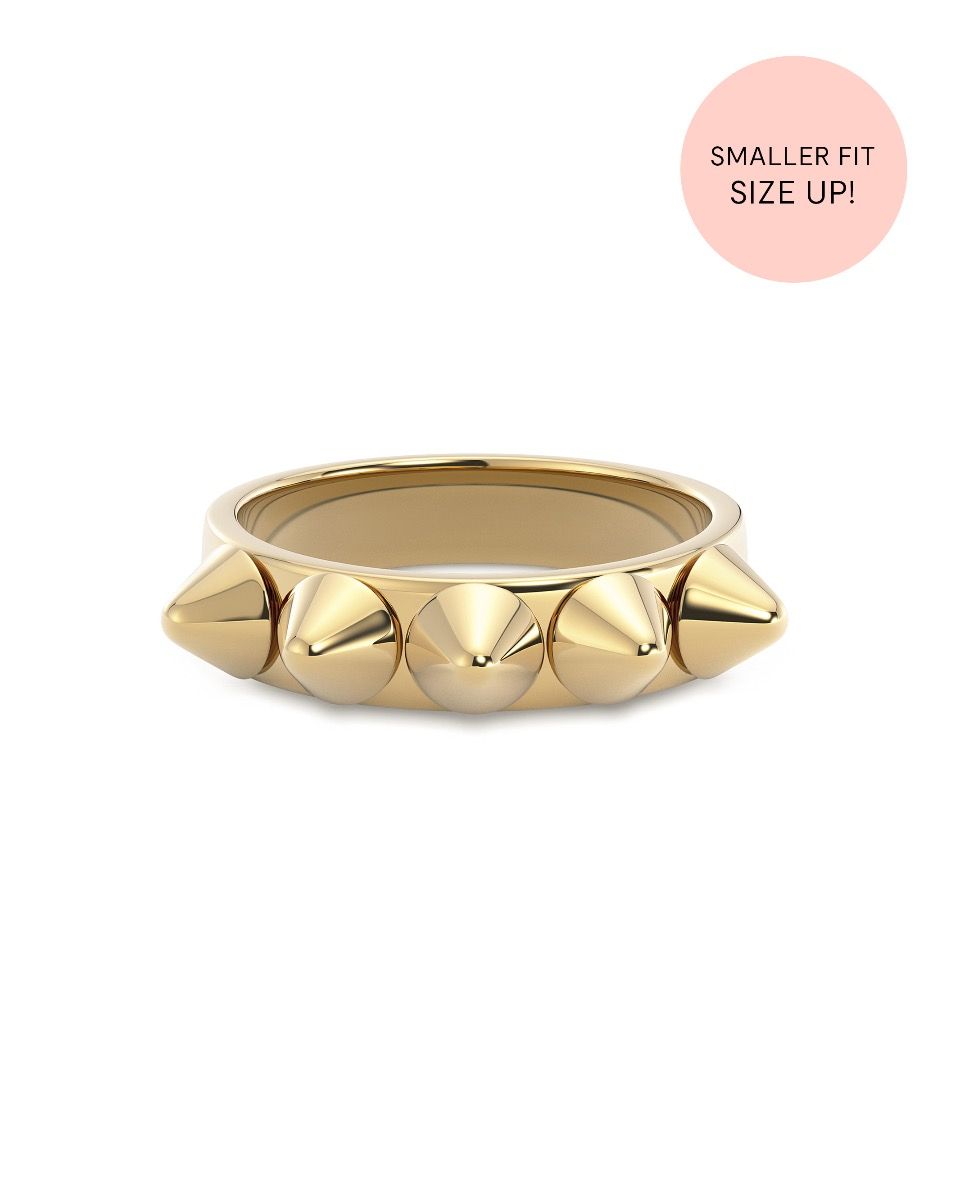 Peak Ring Single Gold