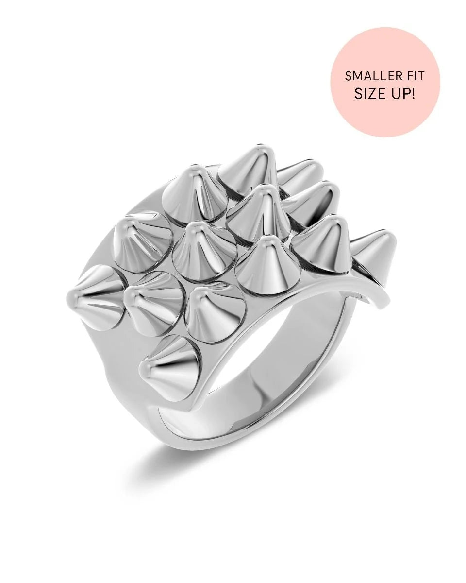 Peak Ring Silver