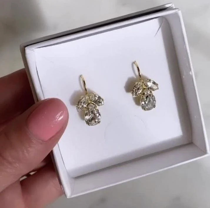 PETITE TIMO EAR GOLD-CRYSTAL