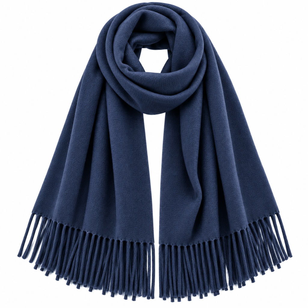 Soft Oversized Scarf Blue