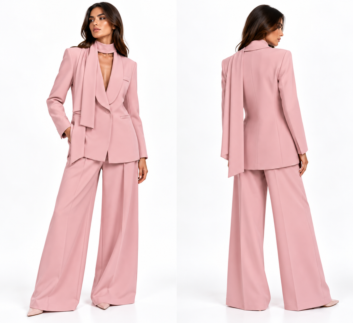 Blush Pink Tailored Suit