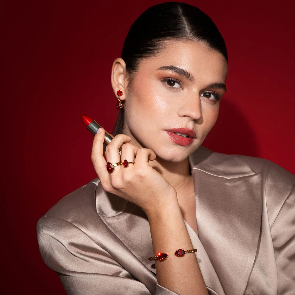 MINI DROP BRACELET / GOLD-LIGHT SIAM