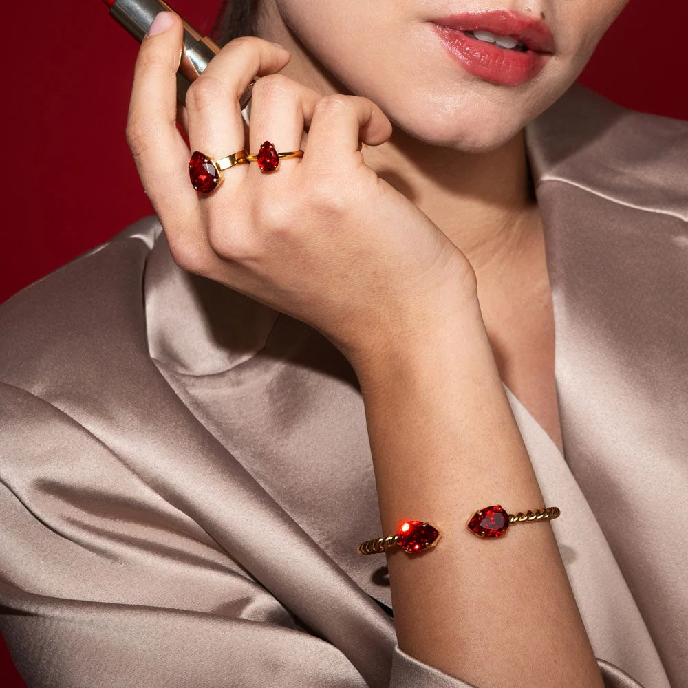 MINI DROP BRACELET / GOLD-LIGHT SIAM
