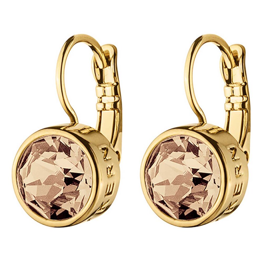 DyrbergKern Louise Σκουλαρίκια Κρεμαστά με Χρυσό Swarovski Nickel Free Επιχρυσωμένα