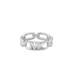 Michael Kors MK Statement Link Sterling Silver Γυναικείο Δαχτυλίδι