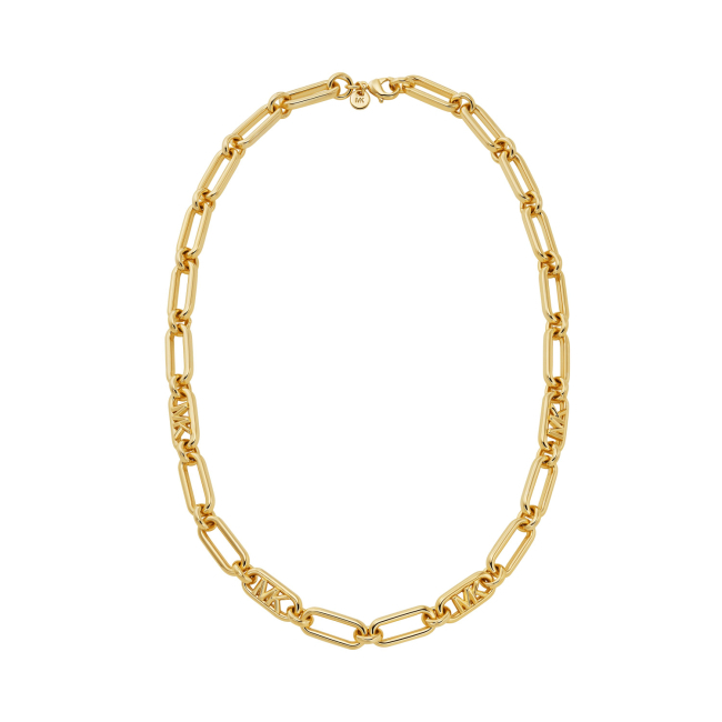 Michael Kors MK Statement Link 14K Gold-Plated Γυναικείο Κολιέ