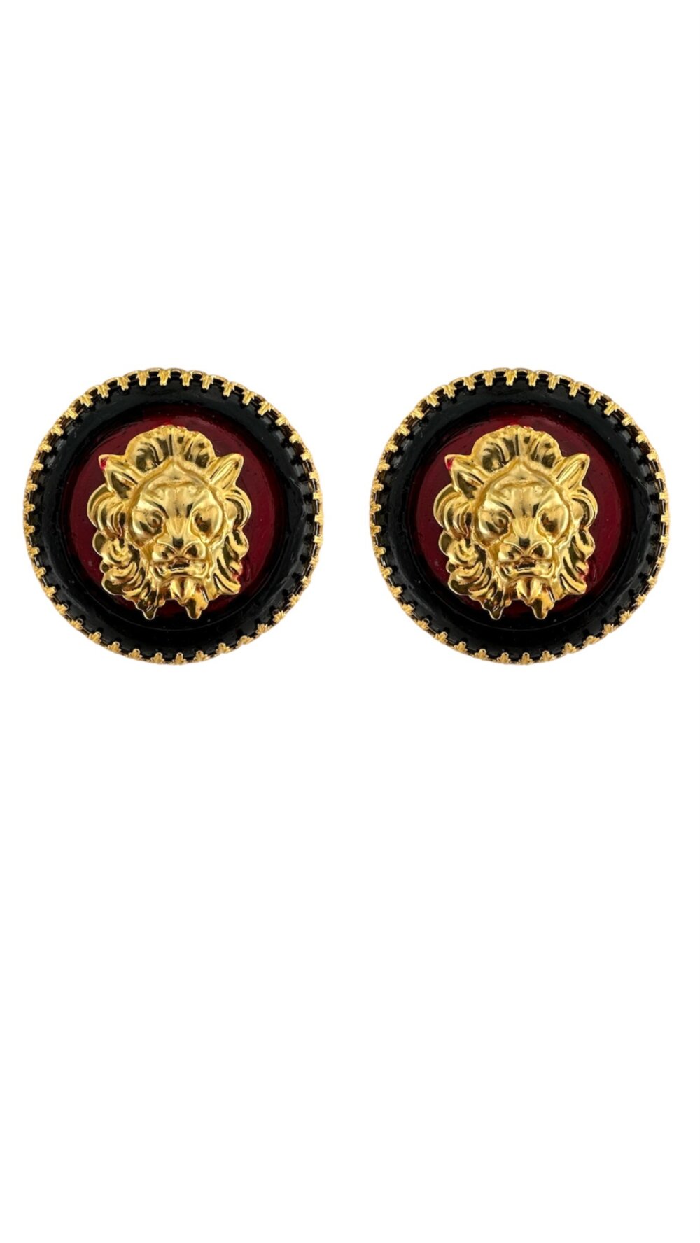 1 Majesty's lions earrings