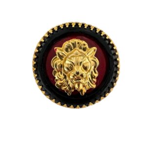 2 Majesty's lions earrings