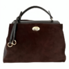 KALI DARK BROWN LEATHER BAG