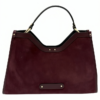 1LINDA BURGUNDY RED LEATHER BAG