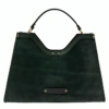 1LINDA GREEN LEATHER BAG