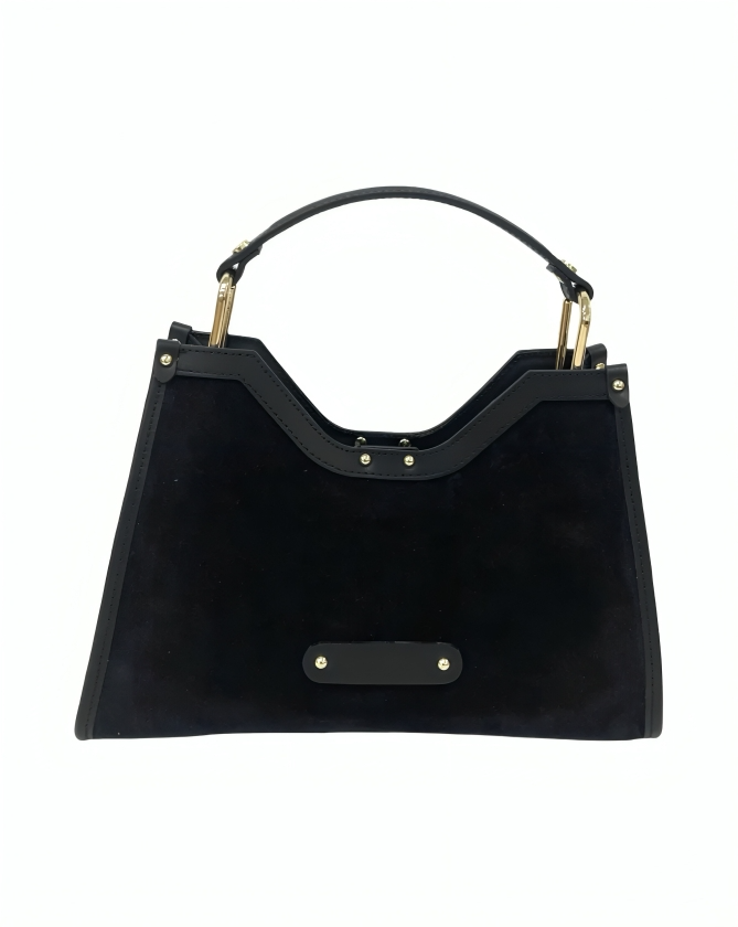 LINDA MINI BLACK LEATHER BAG